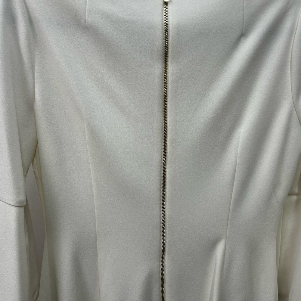 Calvin Klein Cream Long Sleeve Dress - Picture 10 of 10